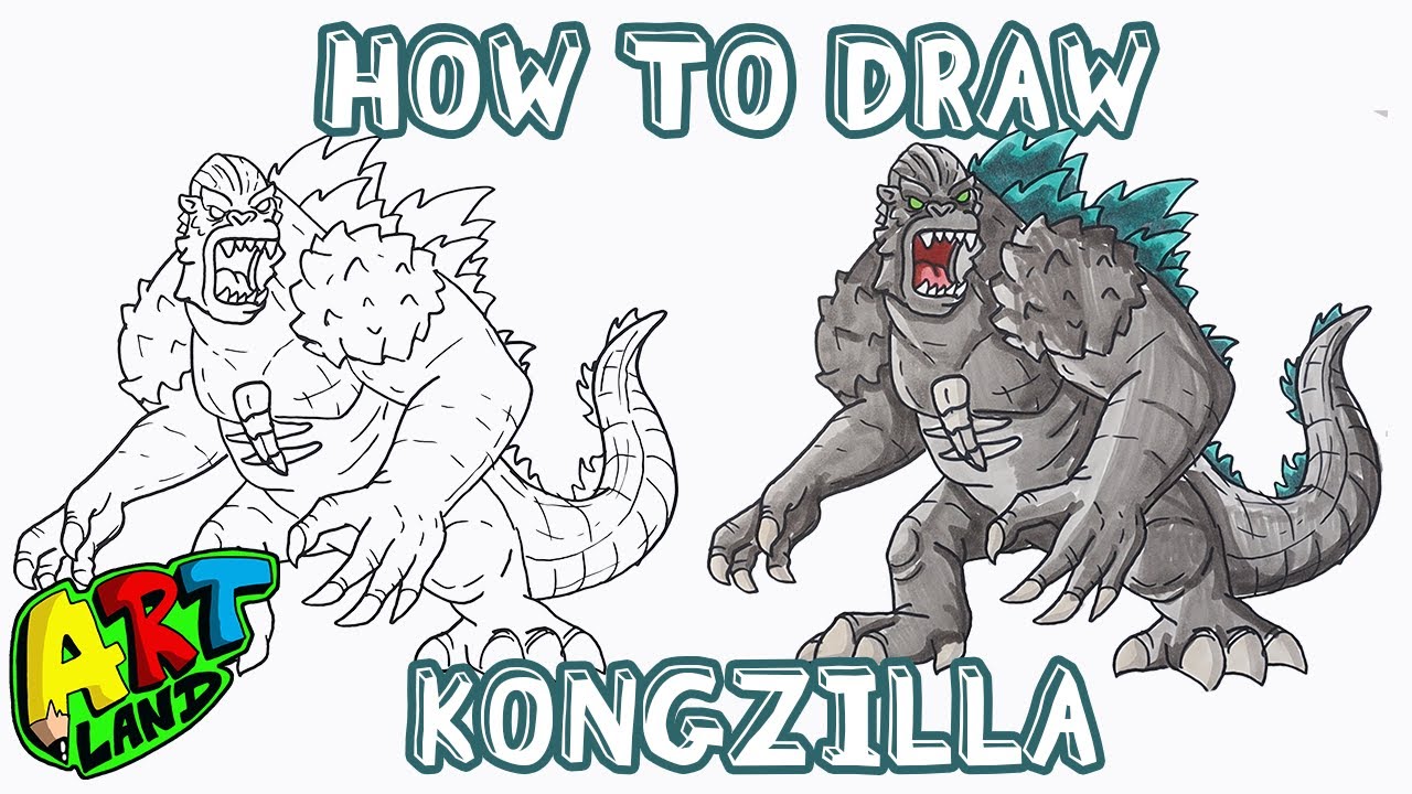 How to Draw KONGZILLA!!!