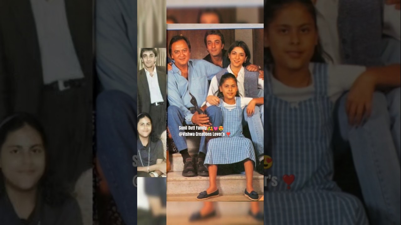 Sunil Dutt family 👪 wife Nargis Dutt 😍|💓S & D Priya and Sanjay Dutt 👫 #sunildutt #family ✨ Bollywood