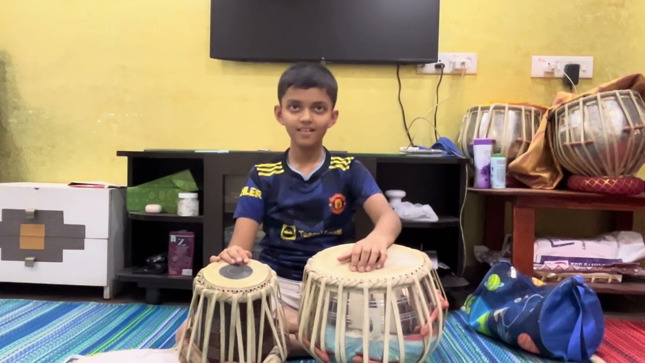 Learn with fun! Tishra jati kayda -teentaal!