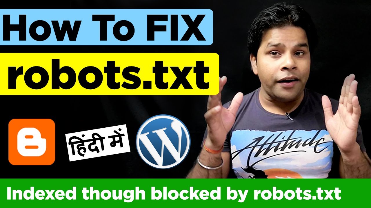 Robots.txt Fix: Indexed though blocked by robots.txt problem fix in blogger & WordPress Full Details