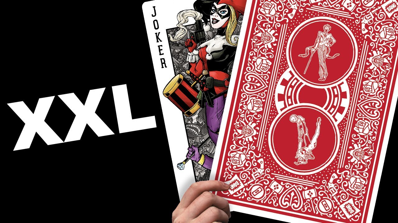 I Designed a Huge Joker/Harley Quinn Playing Card!