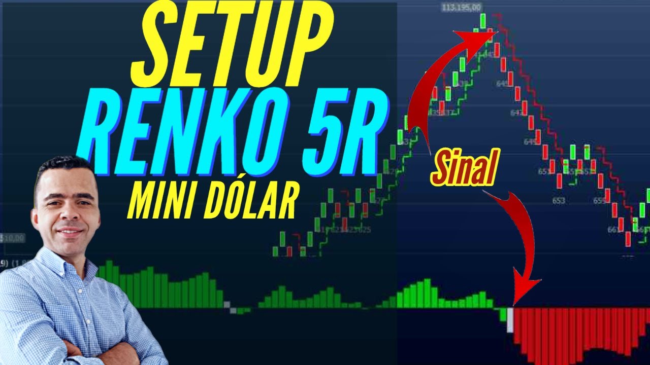 💲💲 Mini Dólar  SETUP RENKO 5R (Aula completa)