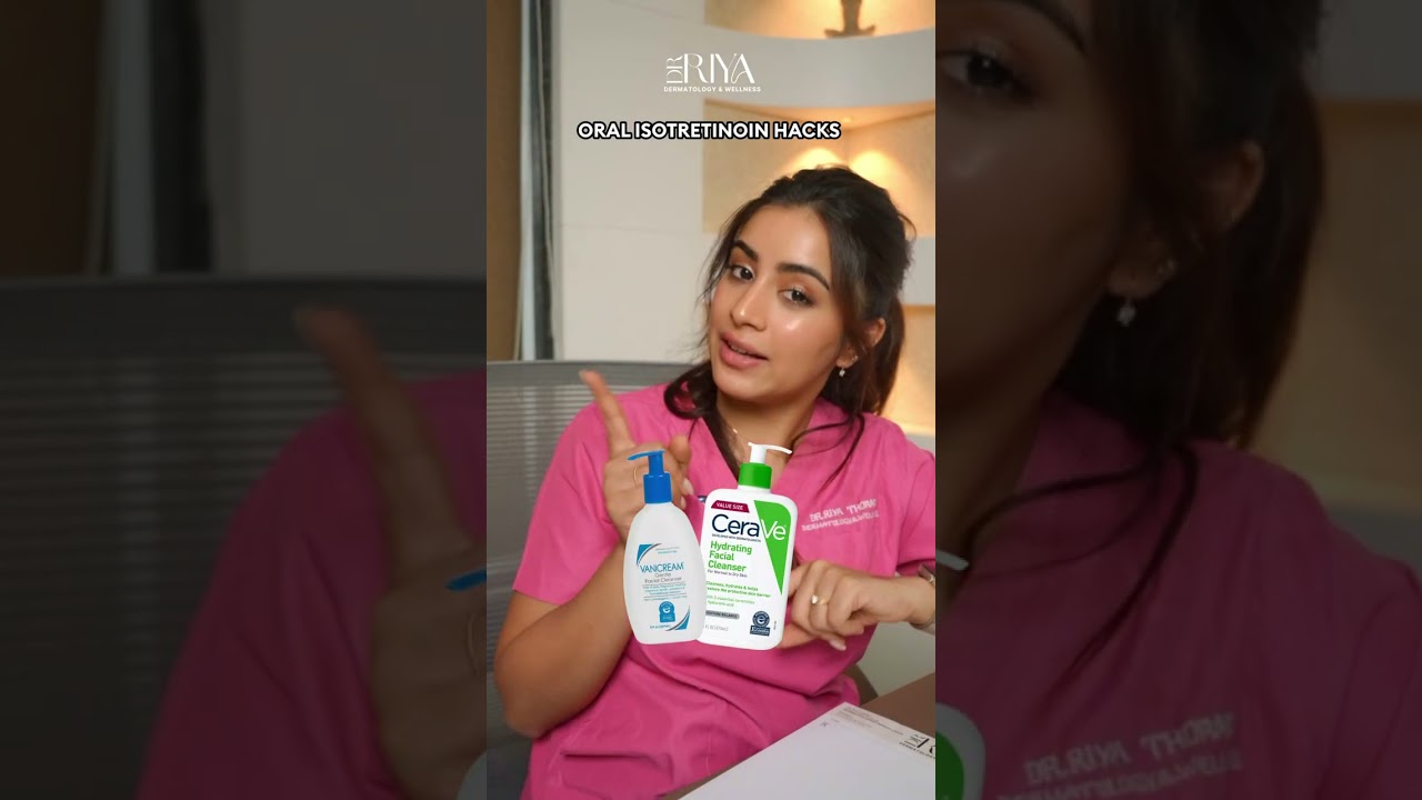 Using Oral Isotretinoin/Accutane for ACNE ?? Hacks to help with side effects | Dr. Riya #accutane