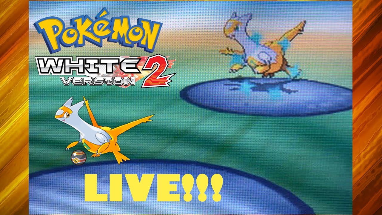 LIVE Shiny Latias in Pokémon White 2 after 1405 SRs! + caught in a luxury ball!