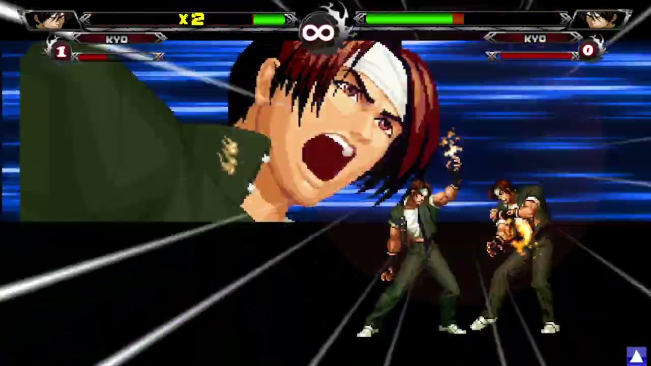 King Of Fighters EX: Kyo (Alt) Vs Kyo (Alt) Mirror Match