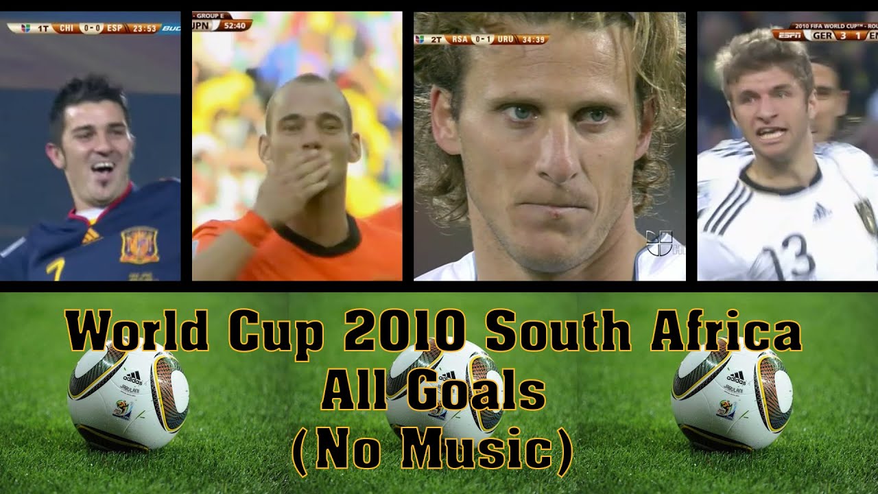 World Cup 2010 South Africa ALL GOALS No Music