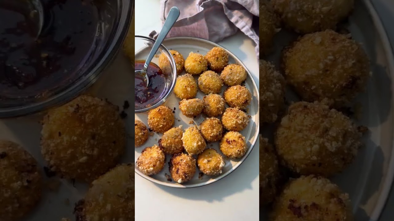 Простые шарики из жареного козьего сыра (рецепт, как в Sur!)