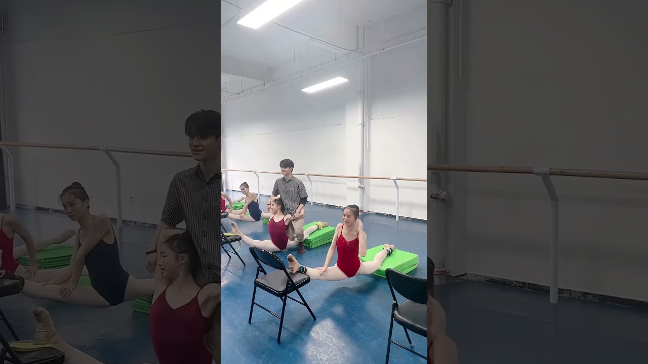 chinese ballet training #dance #gymnasts #flexibilidad #training #flexibility
