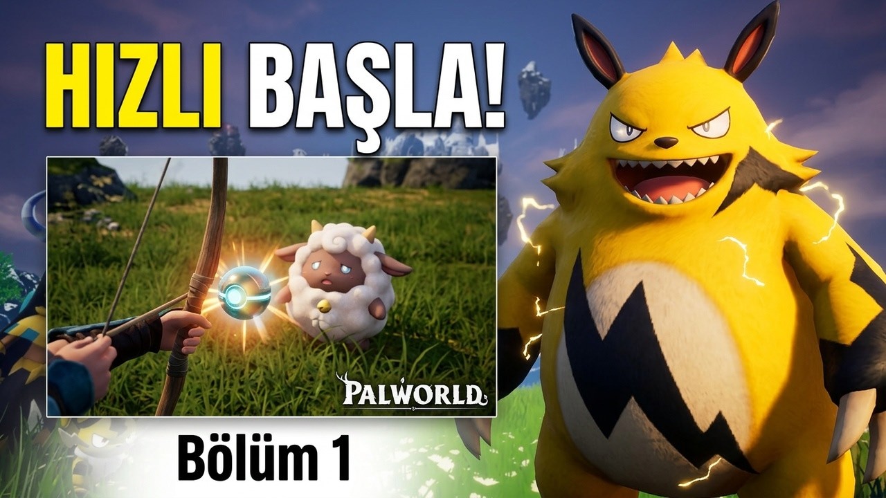 PALWORLD Эпизод 1: Как начать игру? Первая база, первый Pal! | Gameplay