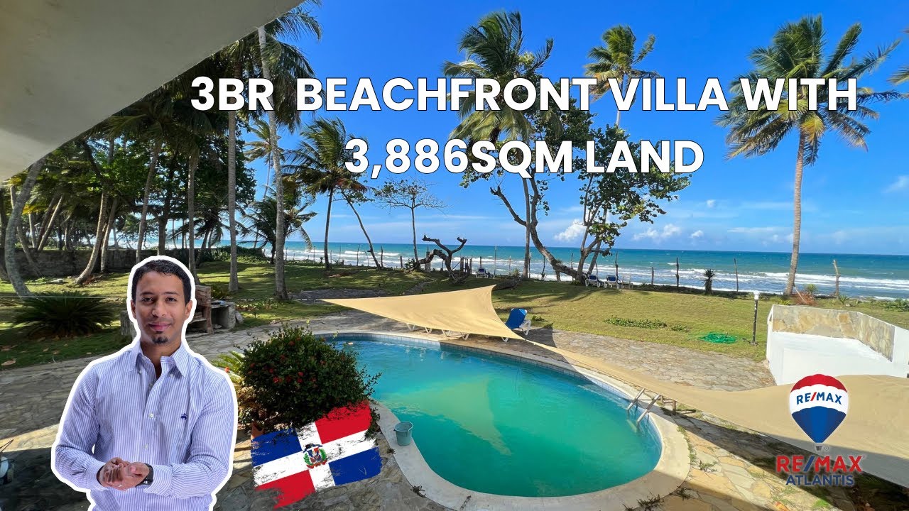 Beachfront 3BR Villa For Sale In Las Canas | Dominican Republic 