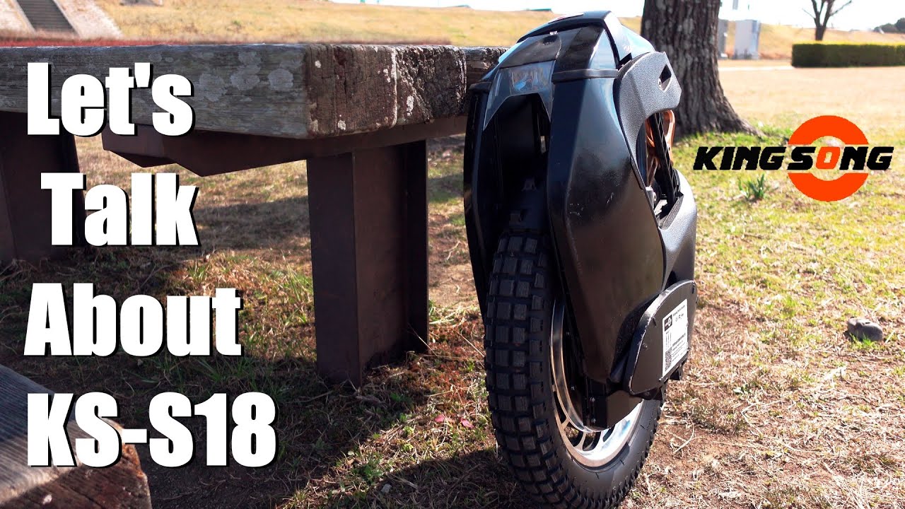 Tear the trail !! トレイルタイヤ交換後【kingsong KS-S18 電動一輪車】