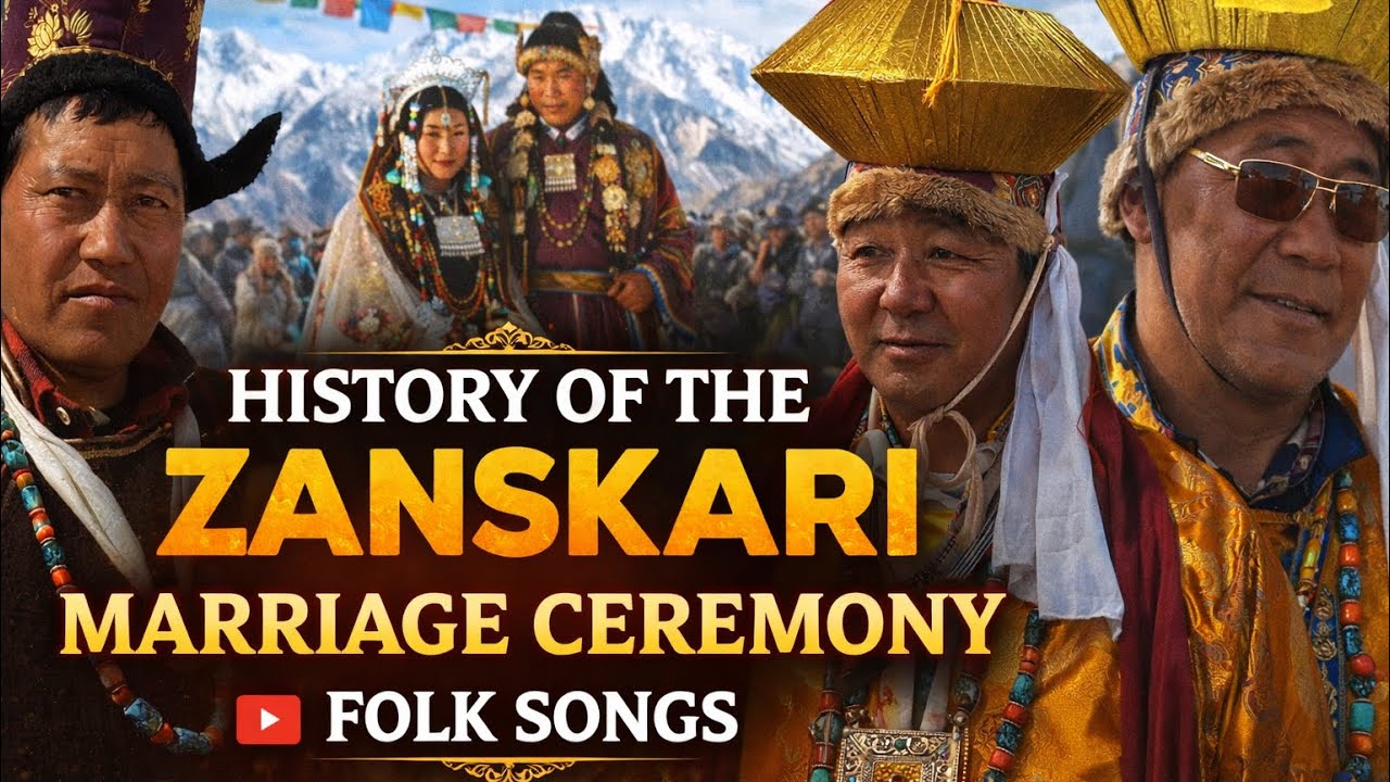 THE HISTORY OF THE FOLK SONGS OF THE ZANSKARI MARRIAGE CEREMONY .