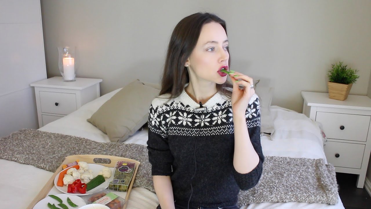 ASMR Whisper Eating Sounds | Vegetables & Fruit