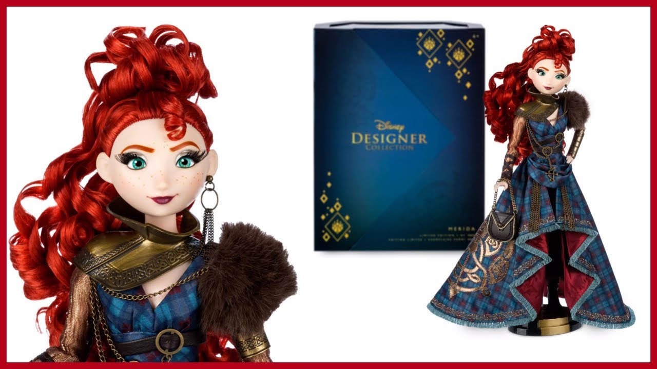🐻 MERIDA Disney Designer Collection Limited Edition Doll Brave Disney Ultimate Princess Celebration