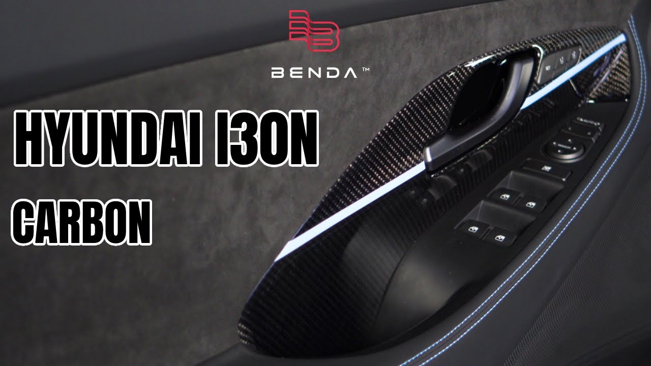 Hyundai i30N with bespoke CARBON & ALCANTARA INTERIOR │BENDA - Interiors│