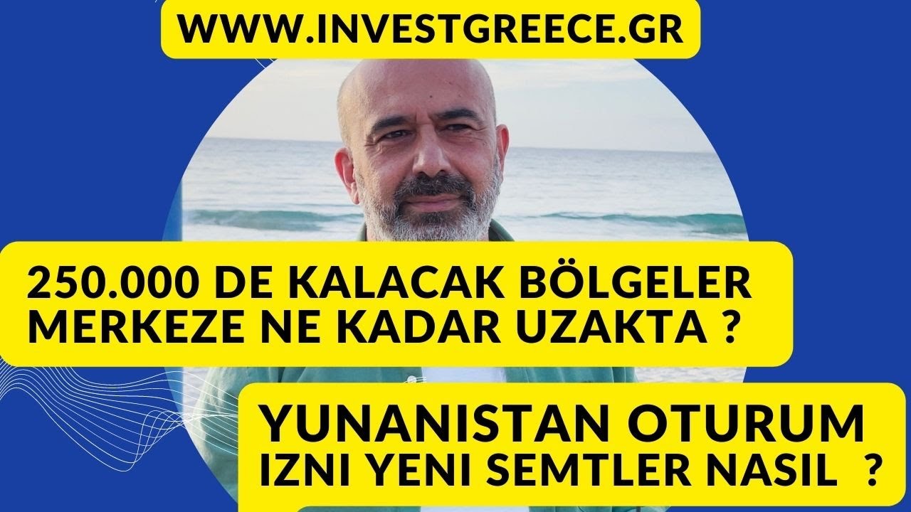 Yunanistan Golden Vize 250.000 Euro'luk Bölgeler Atina’nın 500.000 lik Semtlerine Ne Kadar Uzakta ?