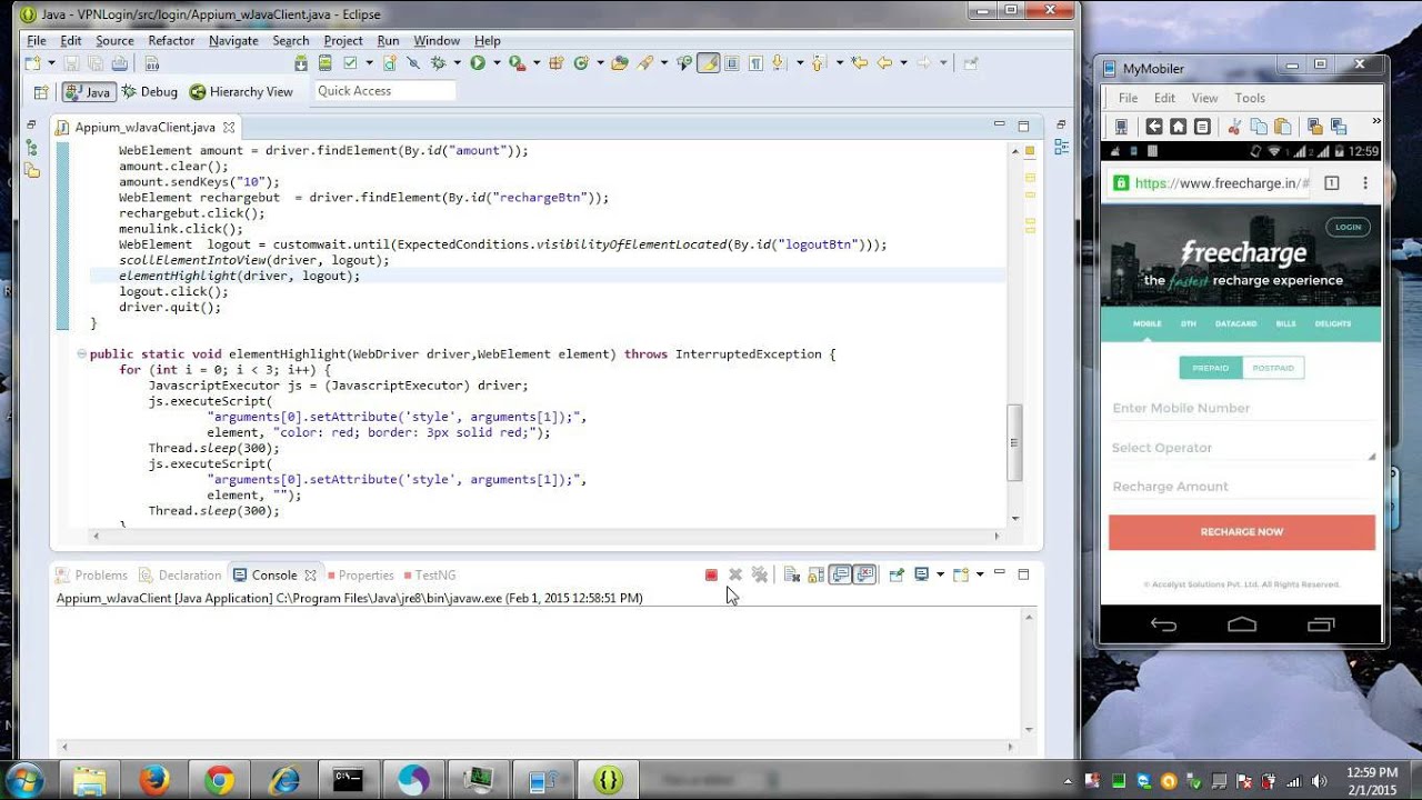 Mobile Web Application Testing On Real Device