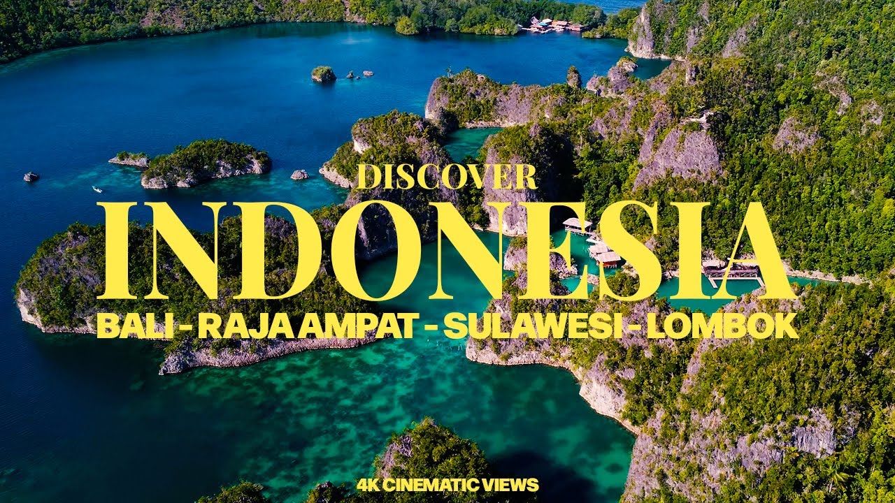 Indonesia in 4K | Discover Bali, Raja Ampat, Sulawesi & Lombok from Above
