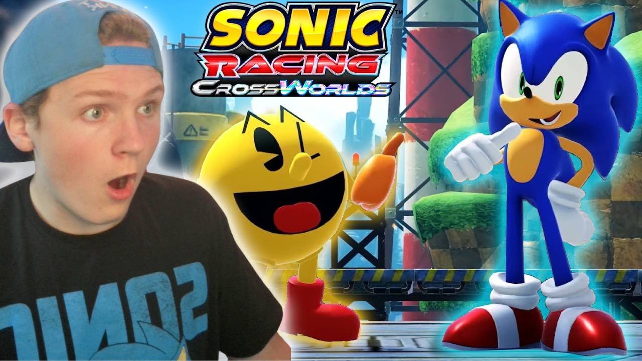 PAC-MAN появится в Sonic Racing CrossWorlds...