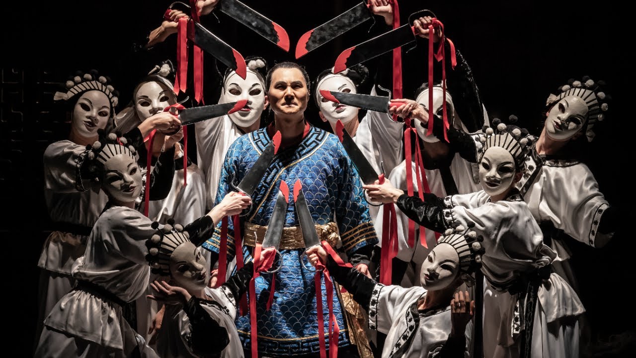 A look at the stage and set of The Royal Opera's Turandot