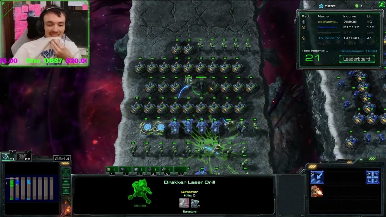 First Ever Line Wars Playthrough! Starcraft 2 Mods