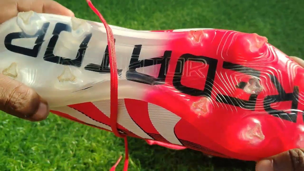 Adidas Predator foldover Elite red colour football boots unboxing