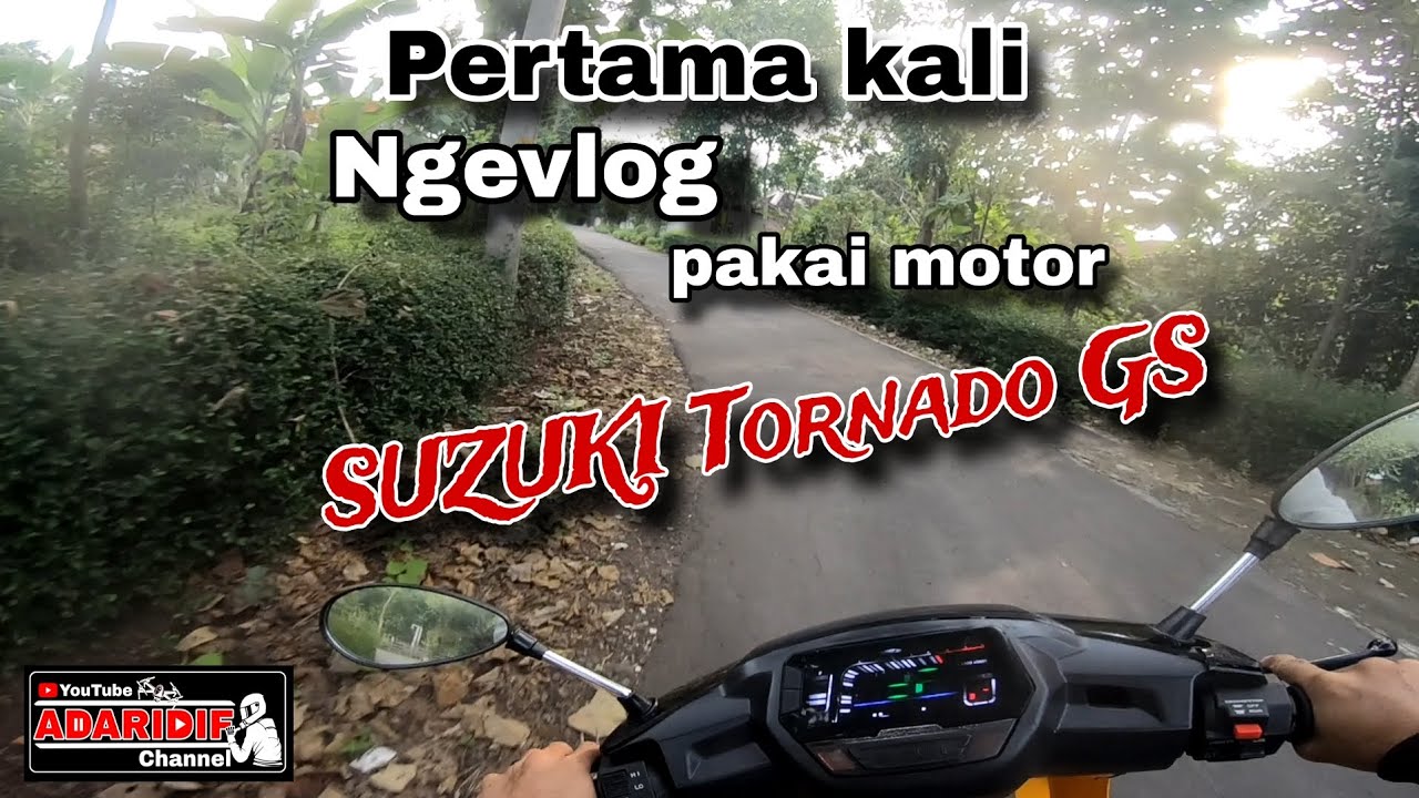 Pertama kali Ngevlog Pakai SUZUKI Tornado GS 110cc | sensasi motor tua 2tak ngiing cuuss 😅 👍👍