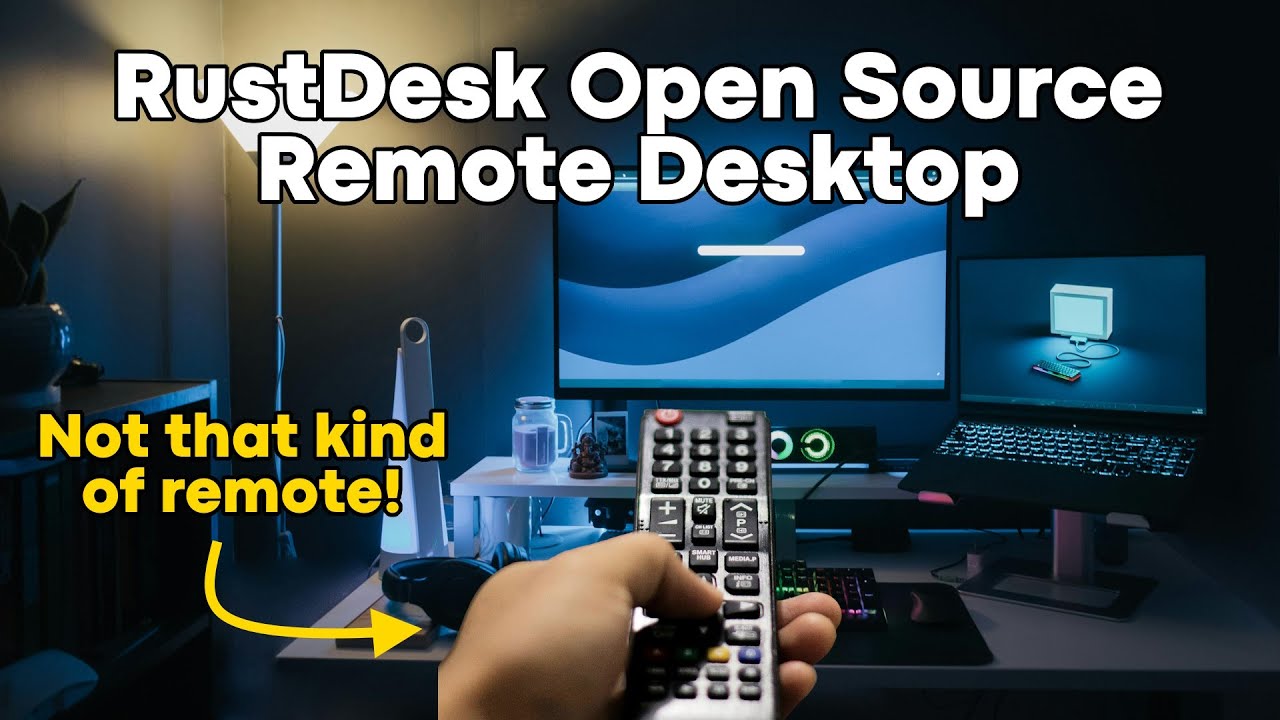 Open Source Remote Desktop with RustDesk - Windows, macOS, Linux