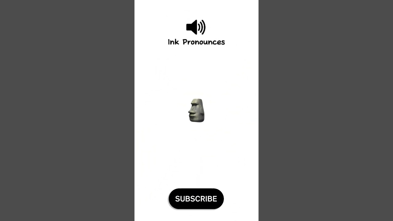 How to pronounce 🗿
