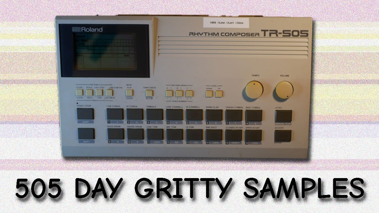 Roland TR505 Gritty Samples | LOFI Sample Pack