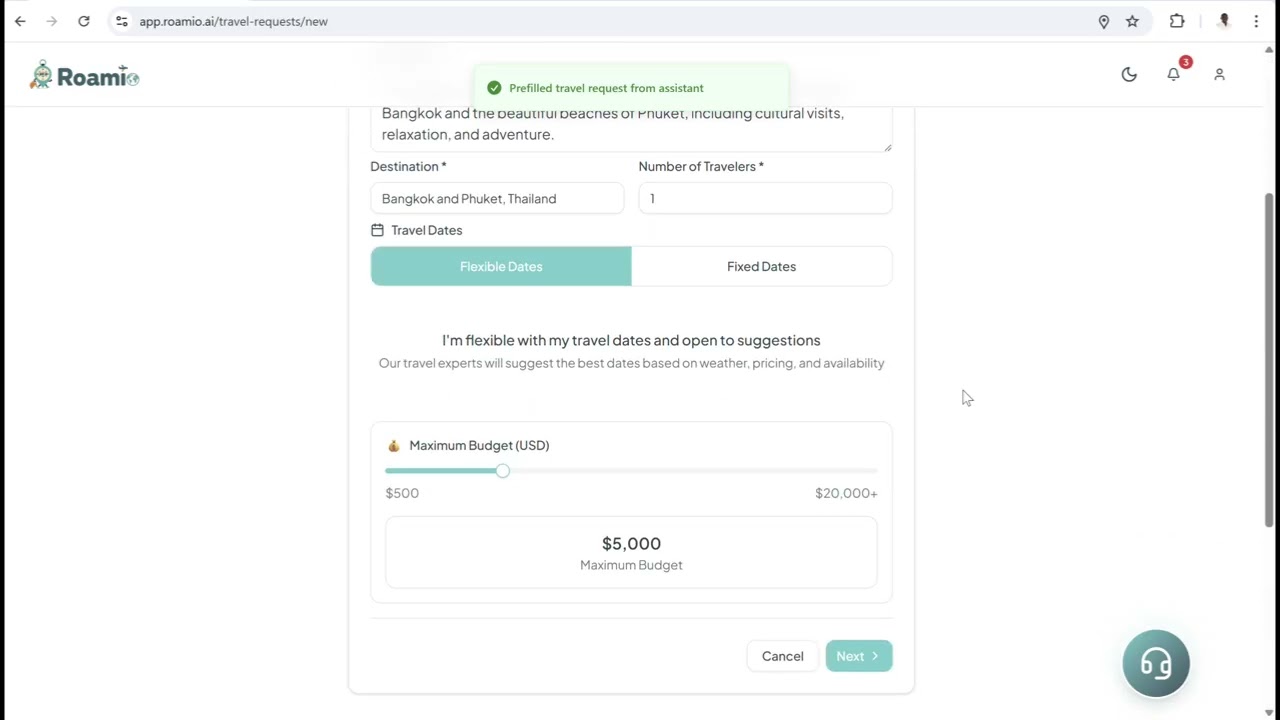 Roamio.ai Demo
