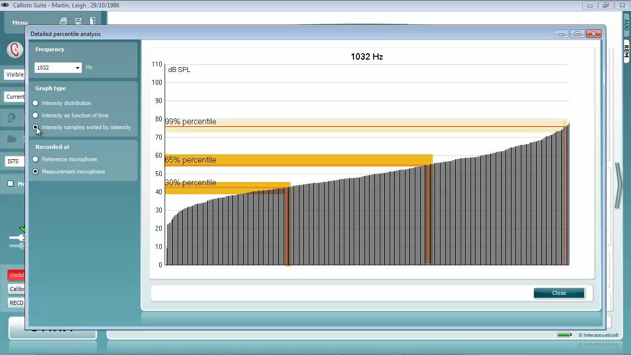 REM - Percentile analysis v2