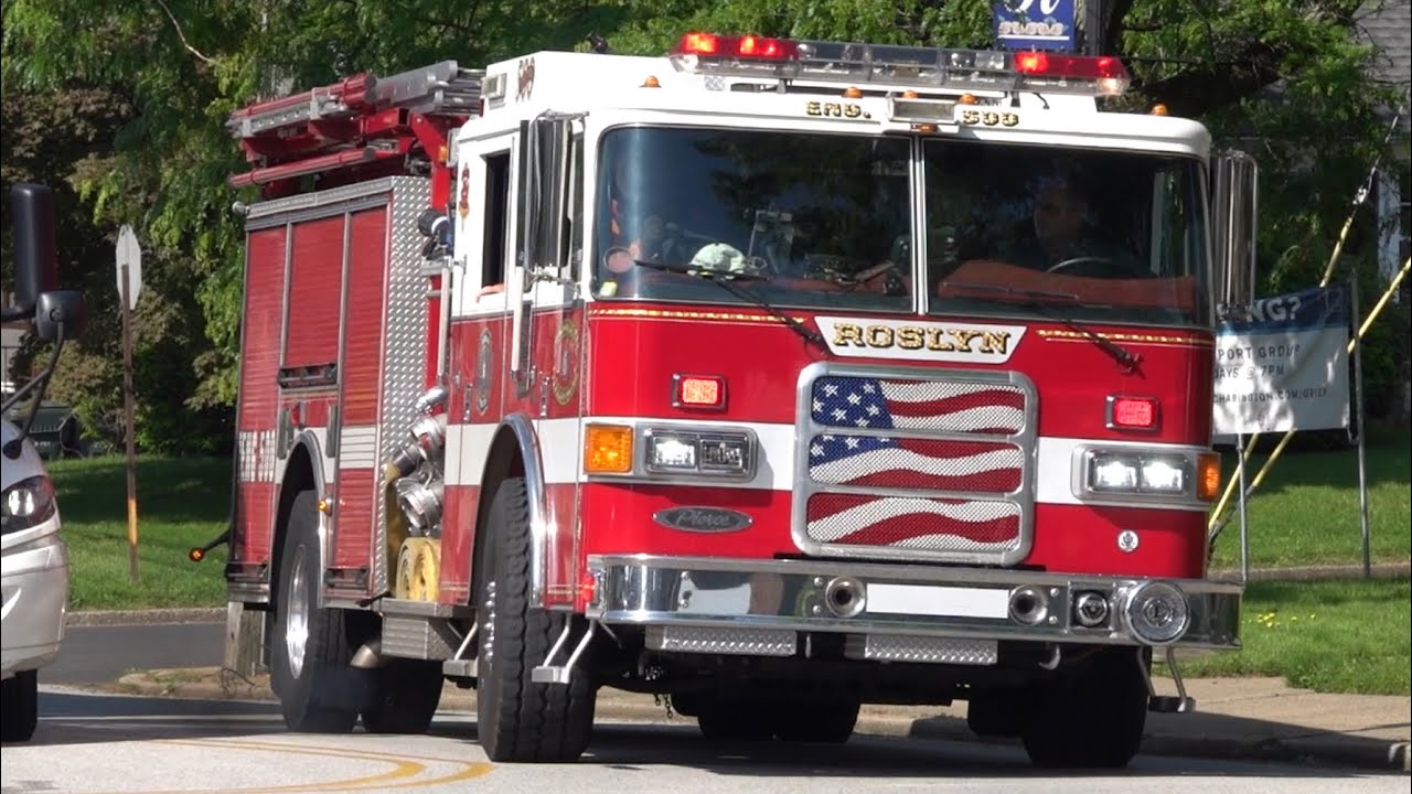Roslyn Fire Company Engine 500 Responding 5/21/24