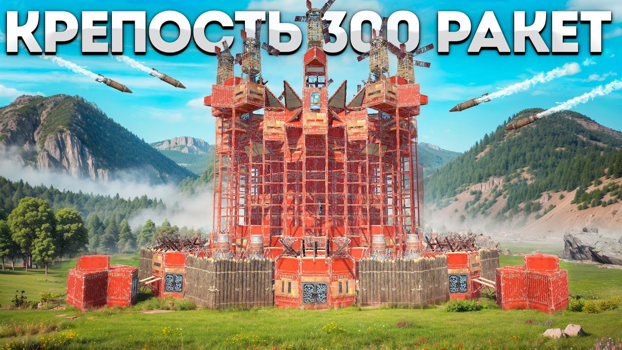 МЕГА КРЕПОСТЬ! Как выжить между ТРЕМЯ КЛАНАМИ в раст rust