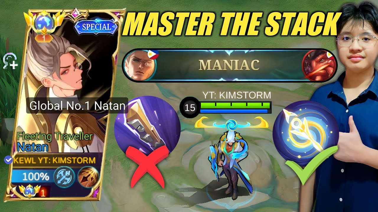 GOODBYE GOLDEN STAFF❗USE NATAN EFFECTIVELY IN MYTHIC RANK🔥