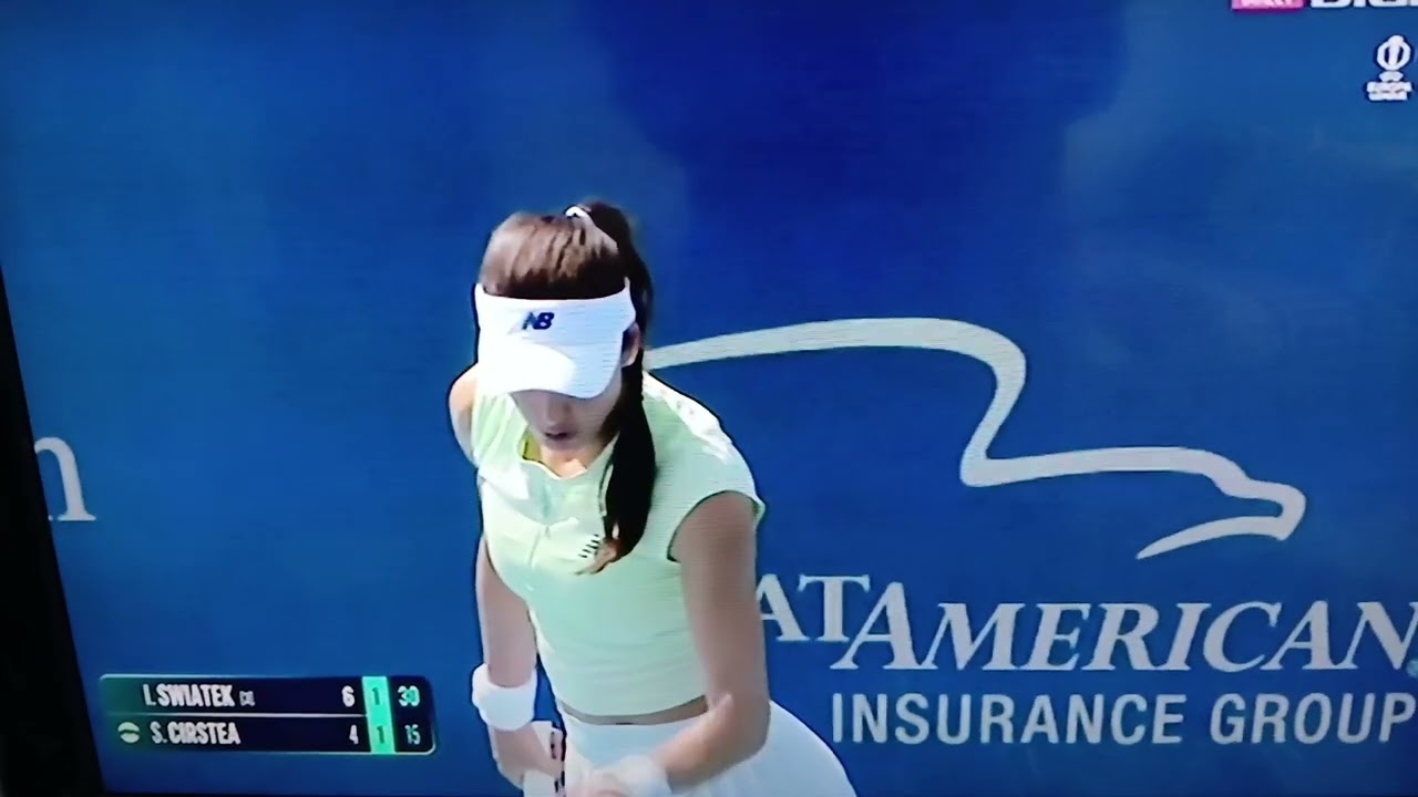 Românca SORANA CÎRSTEA vs IGA SWIATEK, în turul 4, la WTA 1000, CINCINNATI 2025, la digisport 