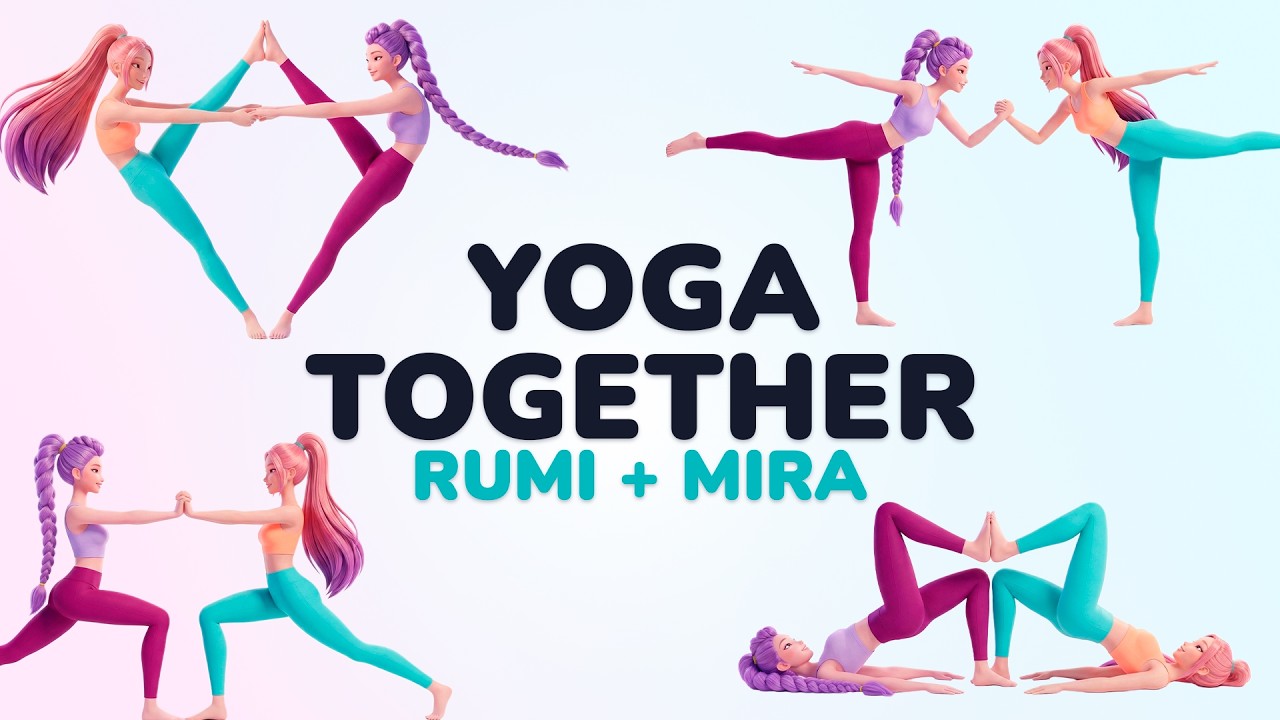 Partner Yoga Routine | Balance & Stretch Flow with Rumi & Mira