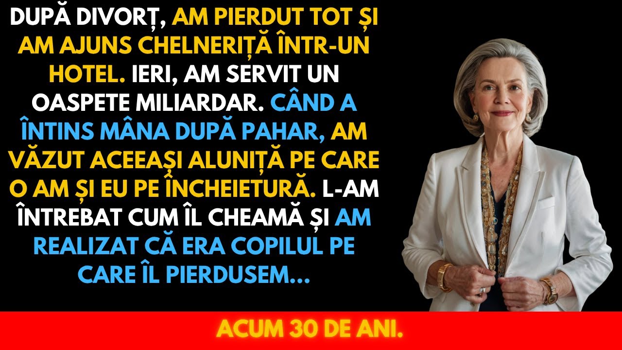 Lucram ca chelneriță când am observat un miliardar cu aceeași aluniță pe încheietură ca a mea