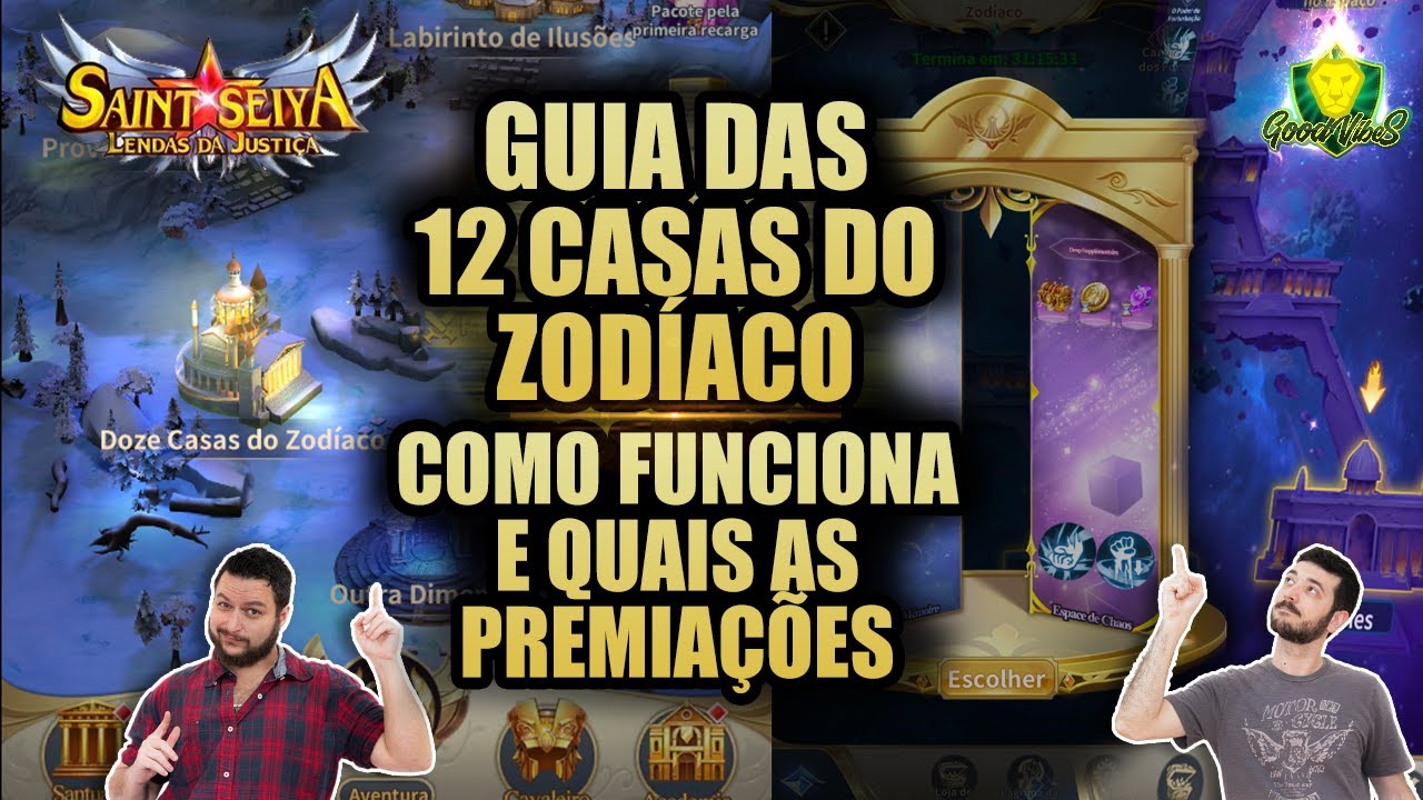 COMO FUNCIONAM os DOIS MODOS das DOZES CASA DO ZOD&Iacute;ACO? Saint Seiya Lendas da Justi&ccedil;a