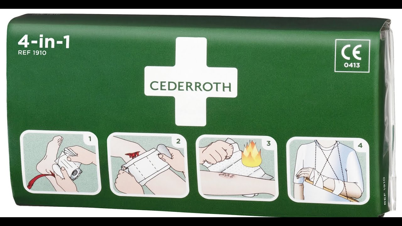 Schilder-Drucken - Produktvorstellung Cederroth 4-in-1 Blutstiller