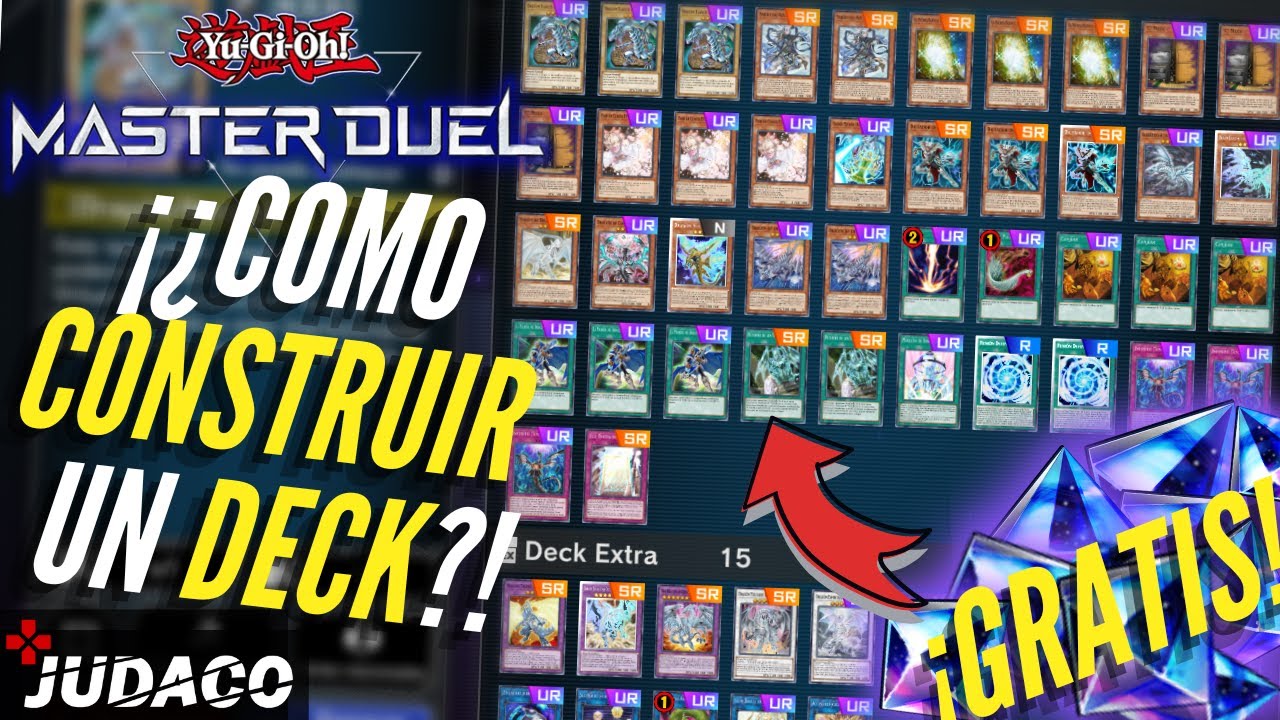 🥇🎴 ¿Cómo CREAR un DECK en MASTER DUEL en 2024? 🛠🔥 Guía fácil para construir mazo desde cero | JUDACO