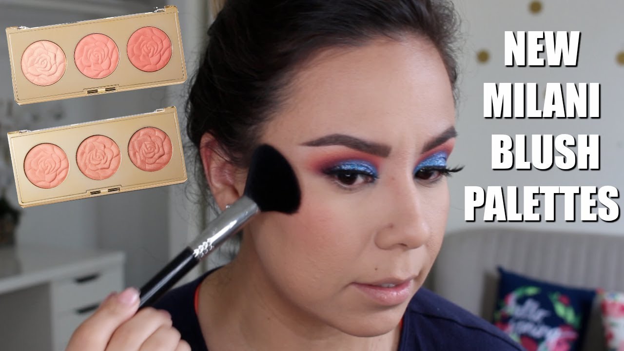 NEW! Milani Blush Trio Palettes | Review + Demo