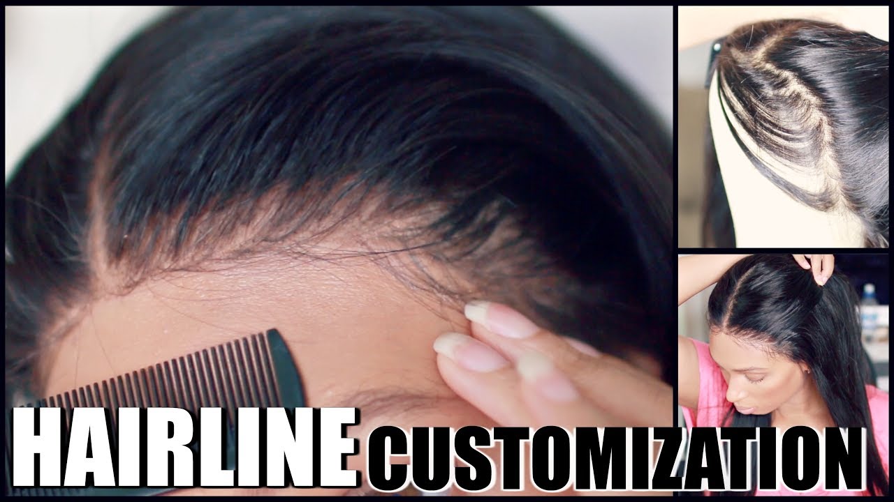 How I Re-Create A "PERFECT HAIRLINE" On 360 Lace Wig {Tweezing Lace Wigs} ft. UUHAIR