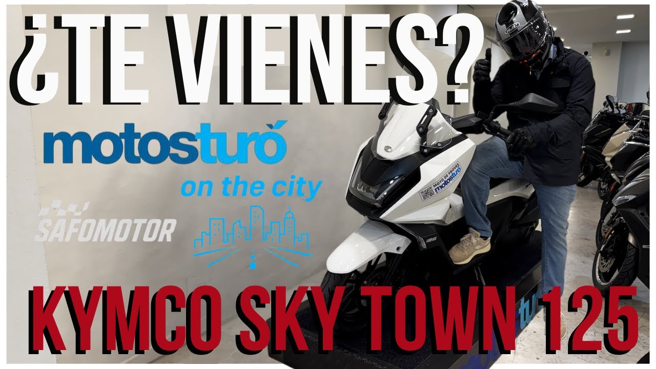 KYMCO SKY TOWN 125 2025! TE VIENES?