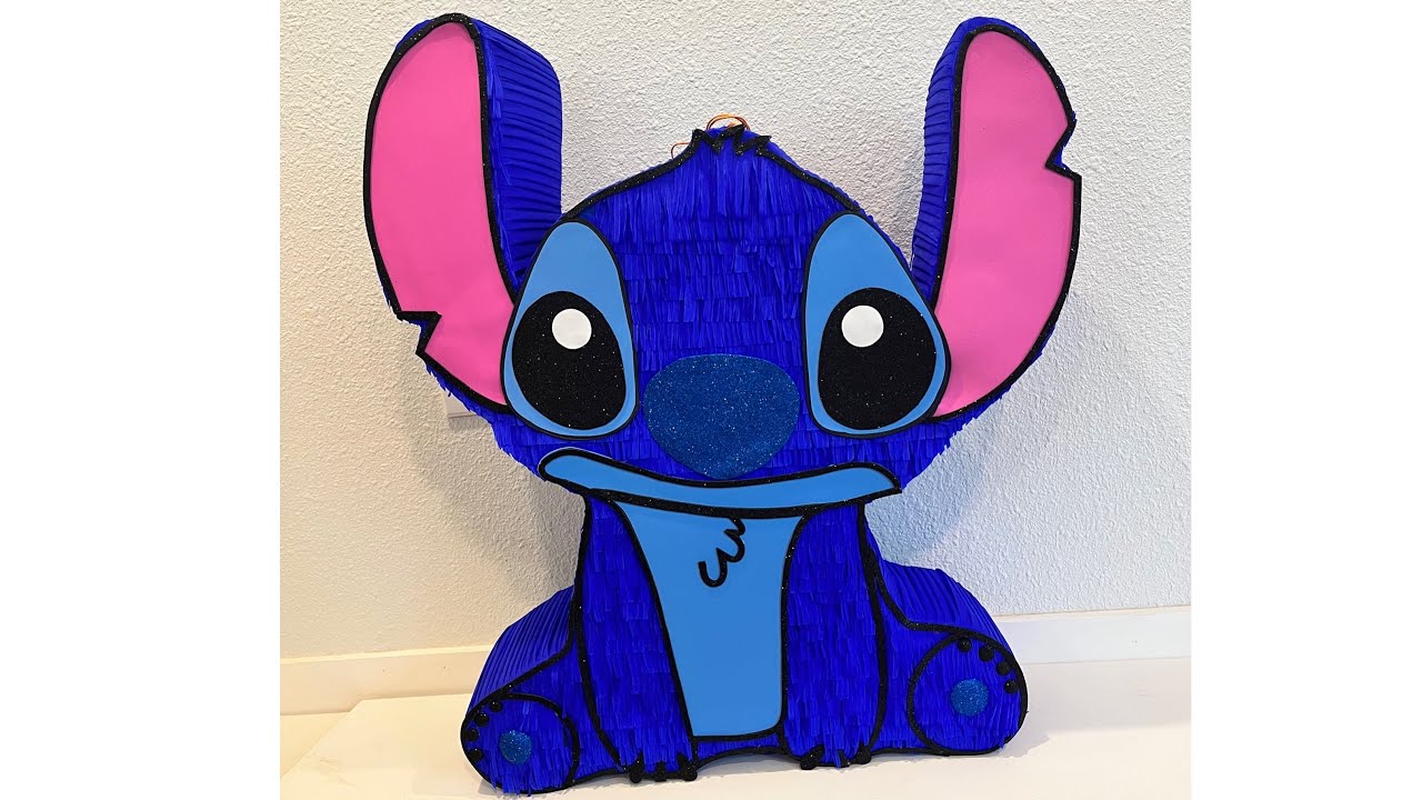 Así decoro una piñata de stich #stich
