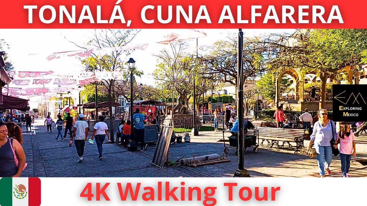 GUADALAJARA Tonalá Centro y Mercado Municipal 4K Walking Tour | Jalisco 🇲🇽