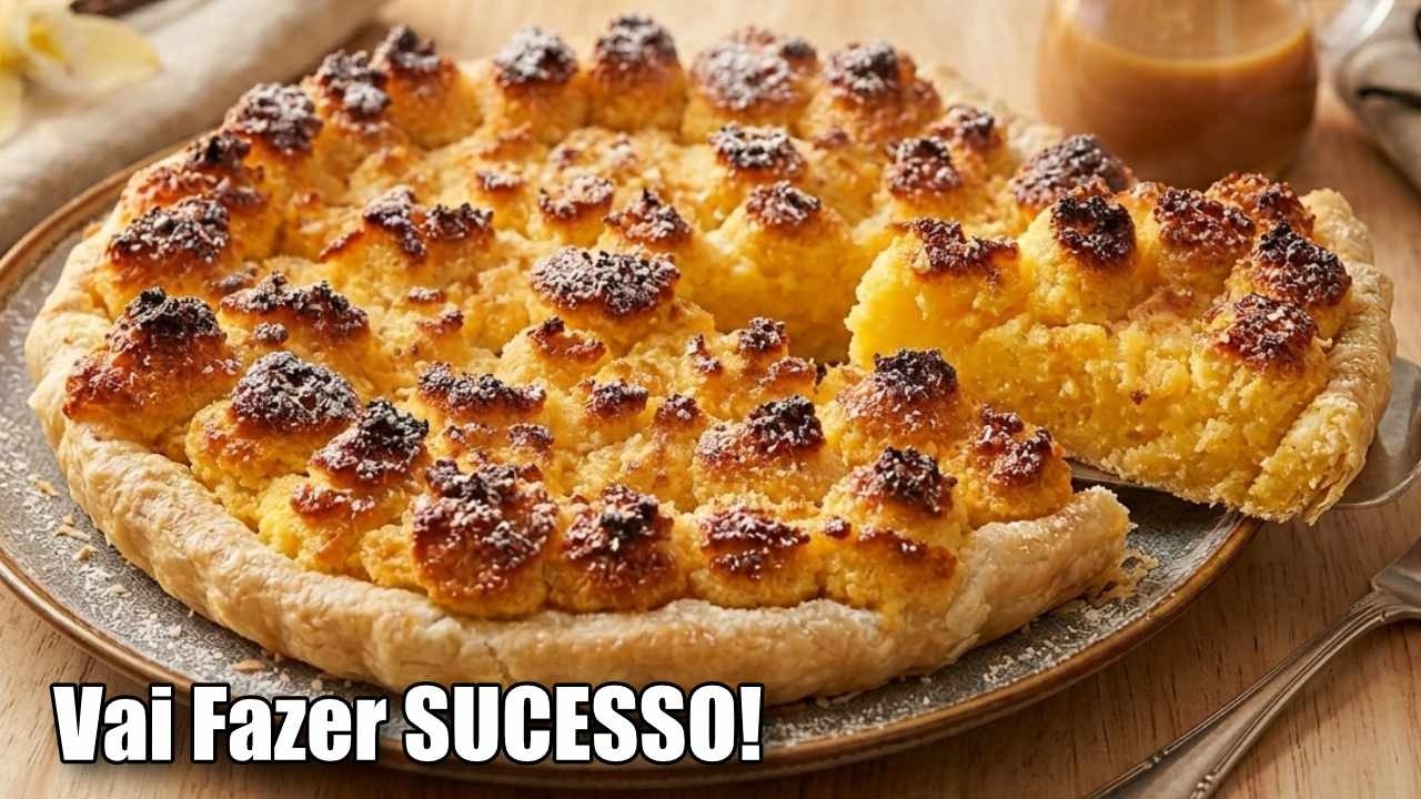 Tarte de Coquinhos Cremosa e Irresistível! 🥥 Receita Fácil!