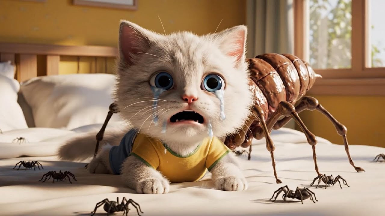 The Kittens Adventure on the Enchanted Bus #ai#aicat#story#catshorts