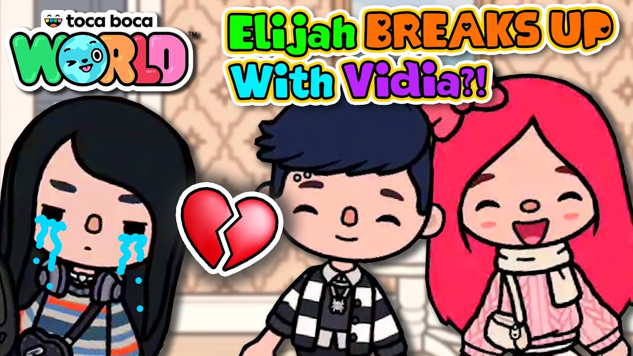 Elijah BREAKS UP With Vidia?! - Toca Life World