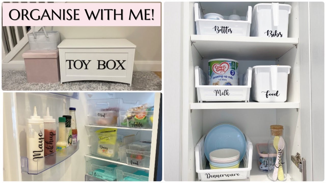 ORGANISE MY HOME WITH ME & HOUSE UPDATE! | ORGANISATION IDEAS UK 2020 | PANTRY, FRIDGE, WARDROBES!